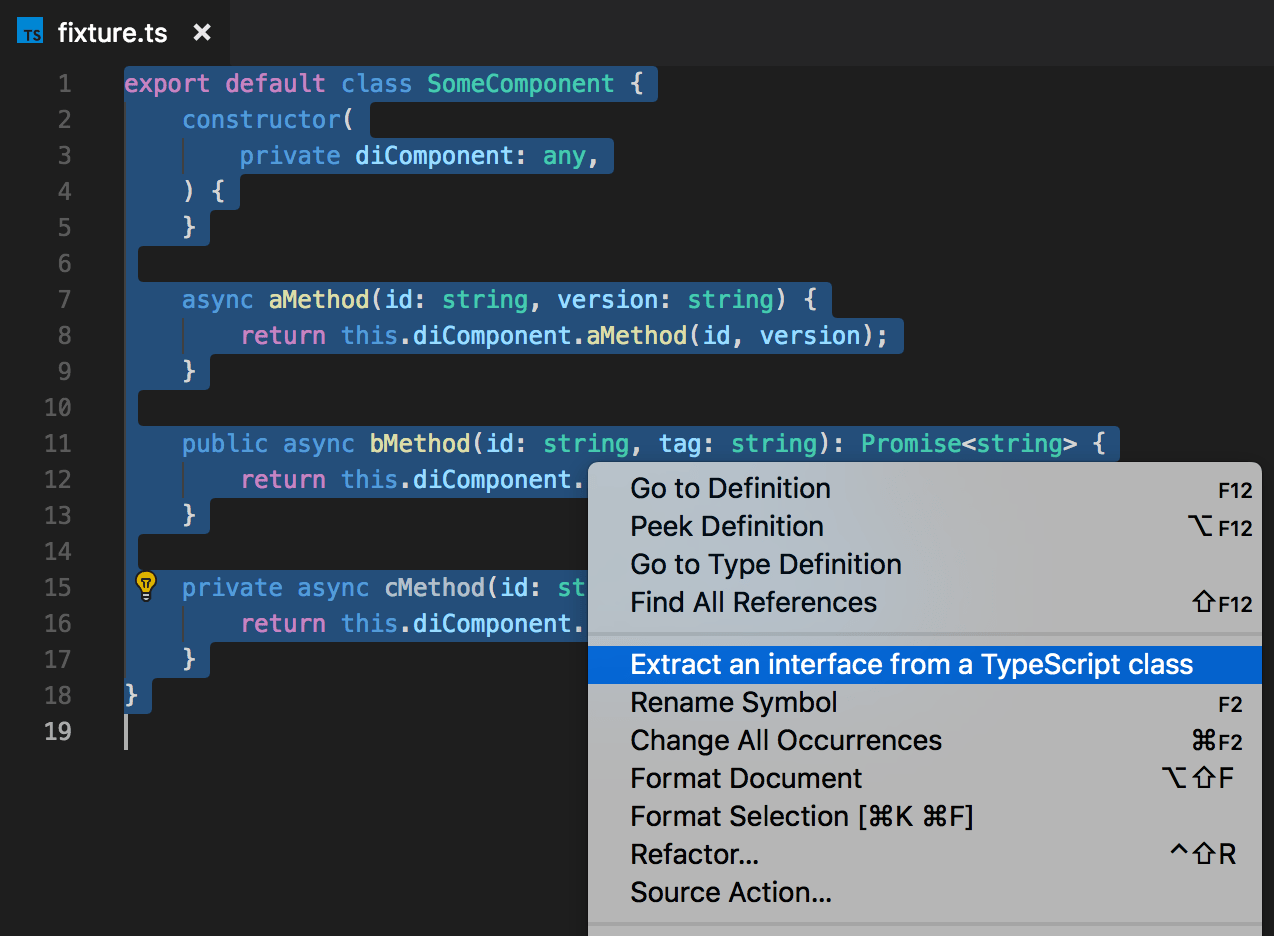 tsextractinterface Visual Studio Marketplace
